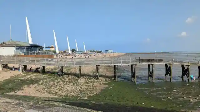A photo of Sunbathers at Jubilee Beach, Southend-on-Sea