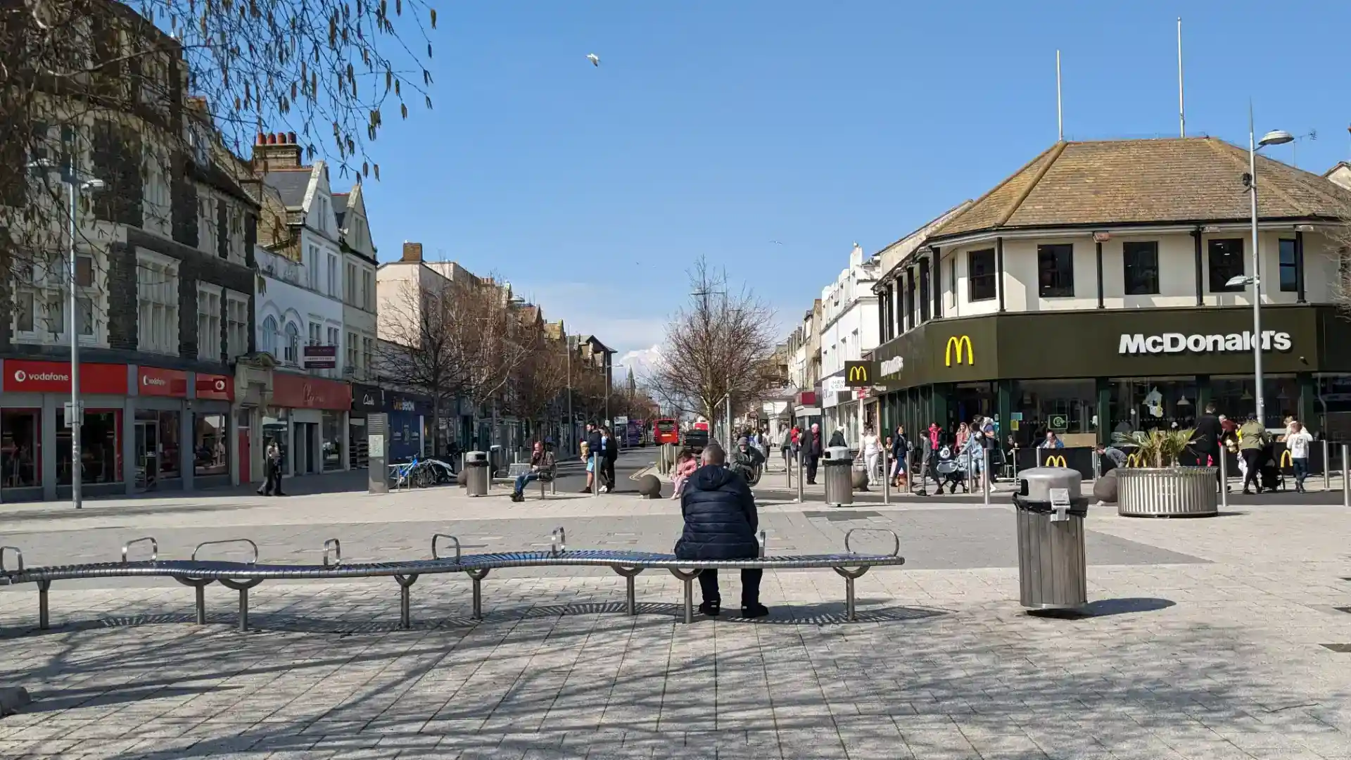 Clacton's Pedestrianised Town Centre